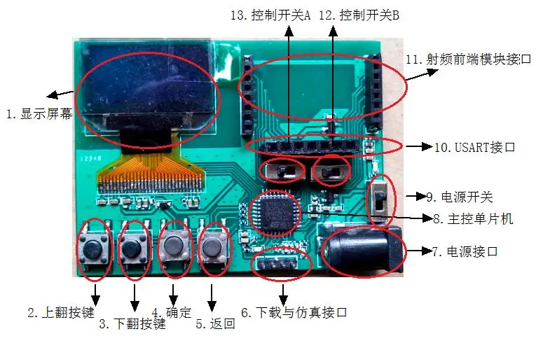 SI4432, SI4463, A7139, SX1276, SX1278 Беспроводной RF модуль развития обучения доска