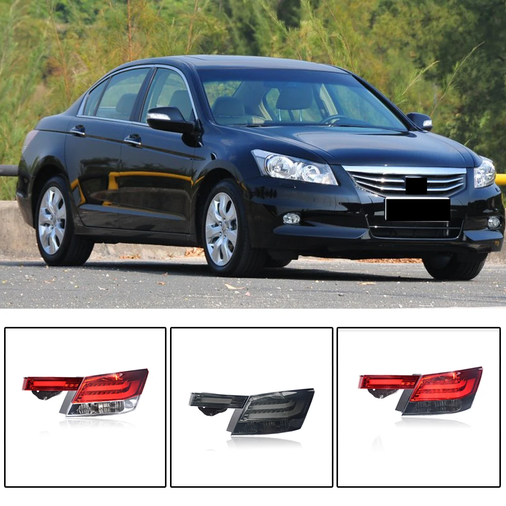 Capqx 4 шт./компл. для Honda Accord 2008-2013 светодиодный задний фонарь тормозной задний фонарь задняя фара Задний фонарь заднего хода задний фонарь