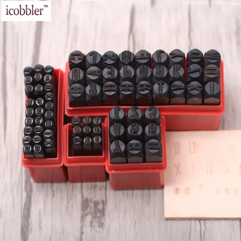 

27/10Pcs/Set Letter Alphabet Punch Tool Letters Number Tools Craft Stamp Carving Cowhide DIY Leatherwear Printing Box Assembly