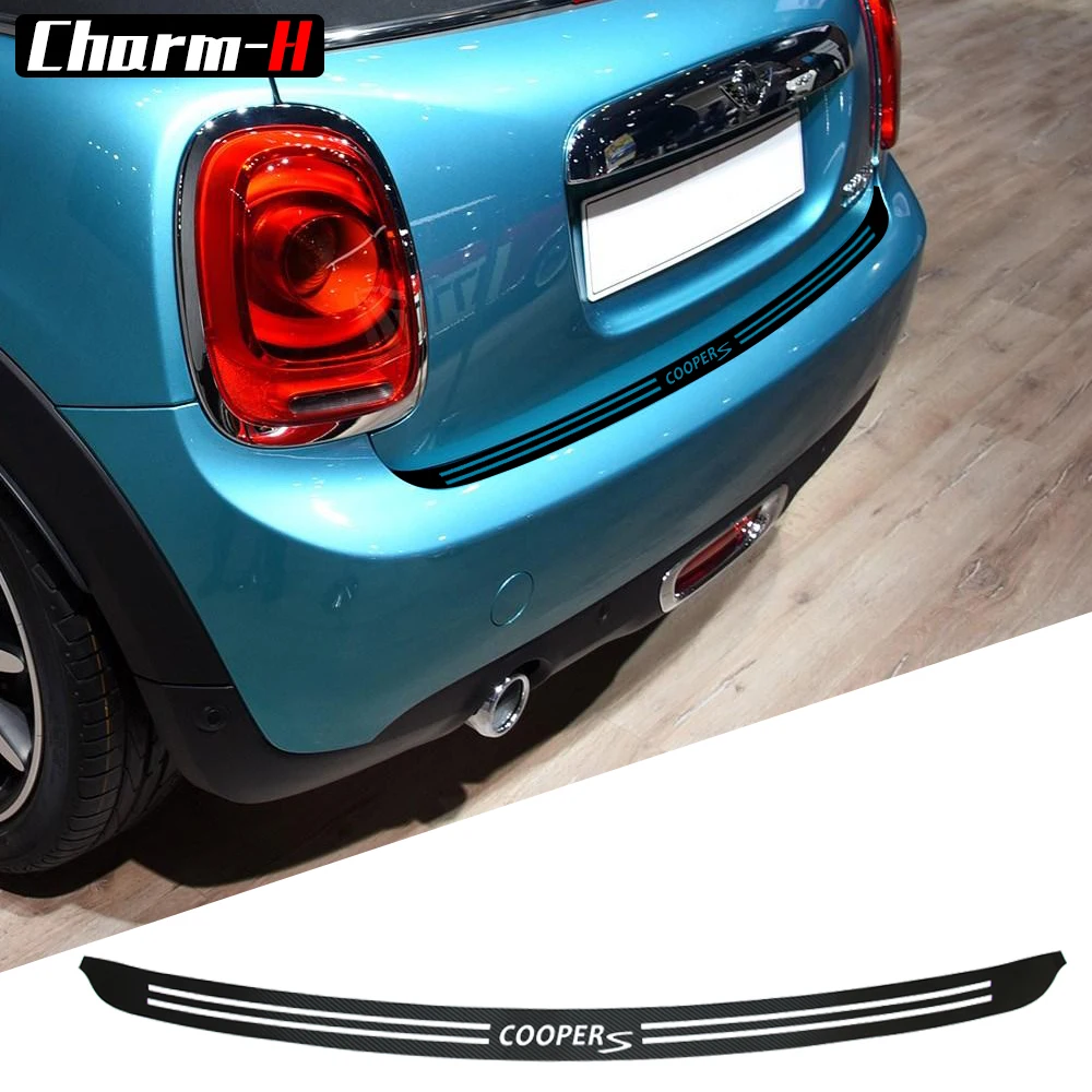 1 шт. защитный бампер из углеродного волокна для багажника MINI cooper clubman R55 F55 F56 |