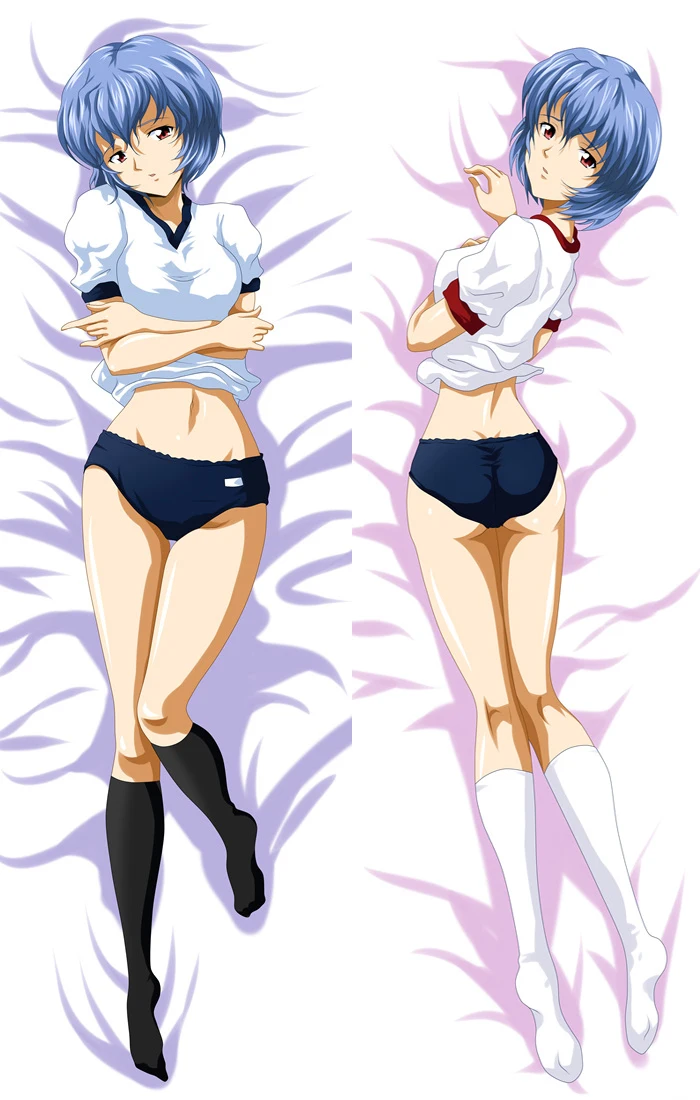 

Anime EVA NEON GENESIS EVANGELION Ayanami Rei & Asuka Langley Soryu Dakimakura pillow case cover hugging body pillowcases