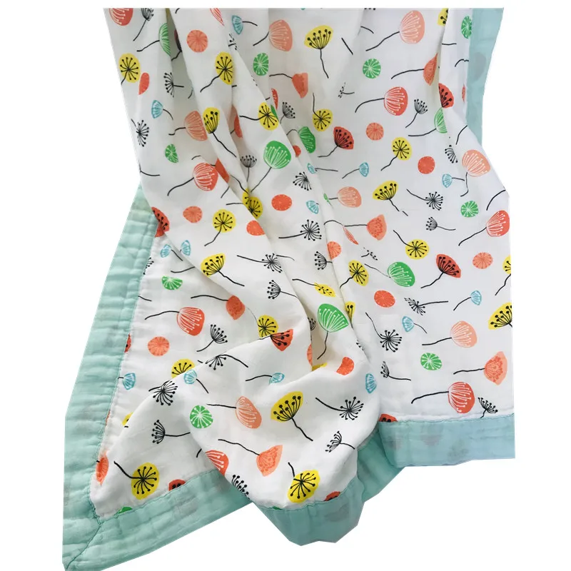 type new four layer bamboo baby muslin blanket Muslin Tree baby swaddle