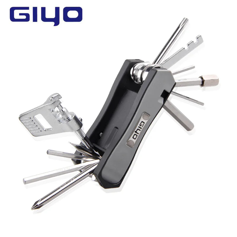 

GIYO 12 in 1 Multifunction Bicycle Repair Tools Kit Hex Spoke Cycling Screwdriver Tool MTB Mountain Cycling Bike Repair Toolkit