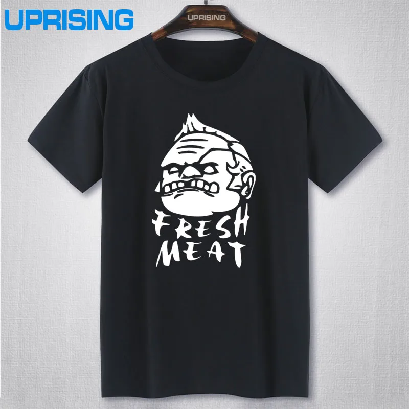  Summer New Dota 2 Fresh Meat T Shirts Men Bodybuilding Man Clothing O Neck Short Sleeve Cotton Tshi