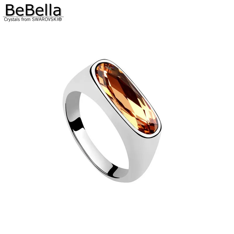 BeBella роскошное Кристальное кольцо для пальца с кристаллами от Swarovski, модное ювелирное изделие для девушек и женщин, Рождественский свадебный подарок