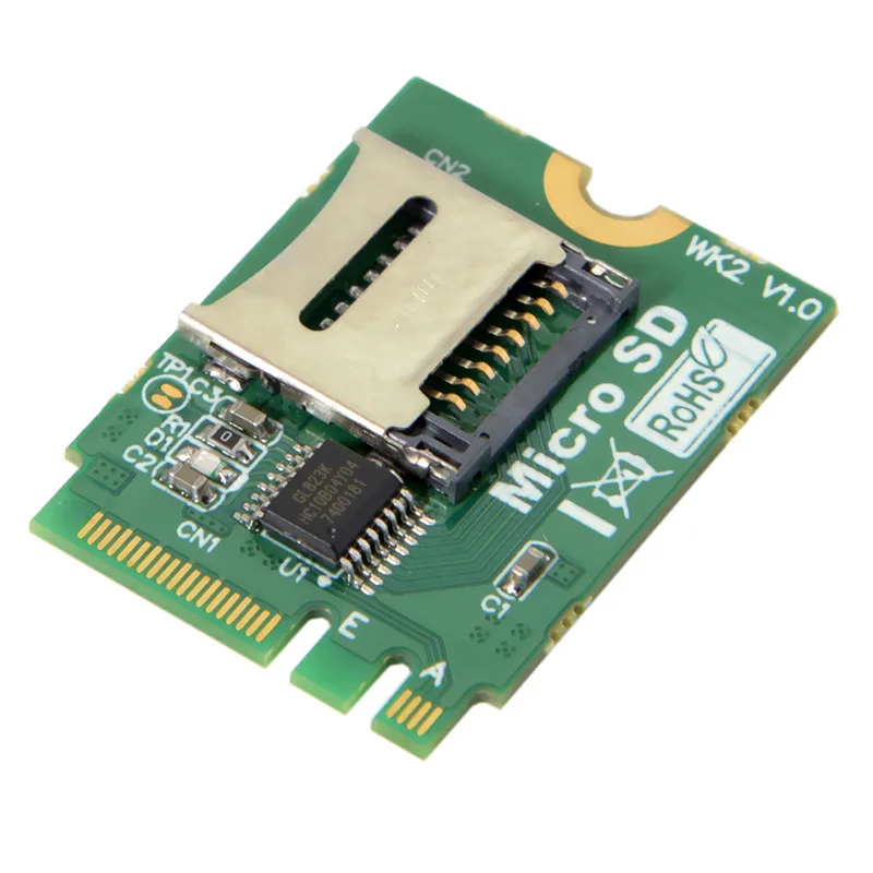 

M.2 NGFF key A.E WIFI Slot To Micro SD SDHC SDXC TF card Rearder T-Flash Card M.2 A+E Card Adapter Kit