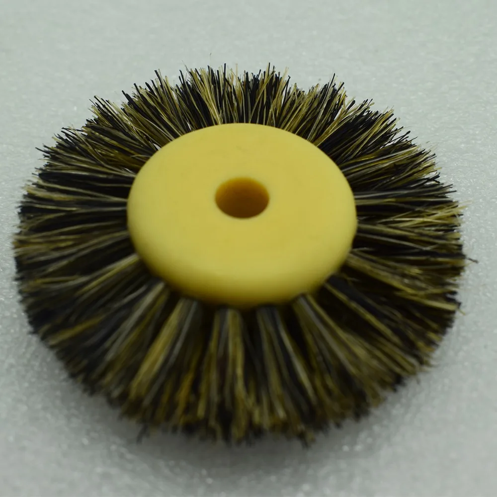 Buy Plastic Hub Wheel Brush Dental Polishing Cleaning