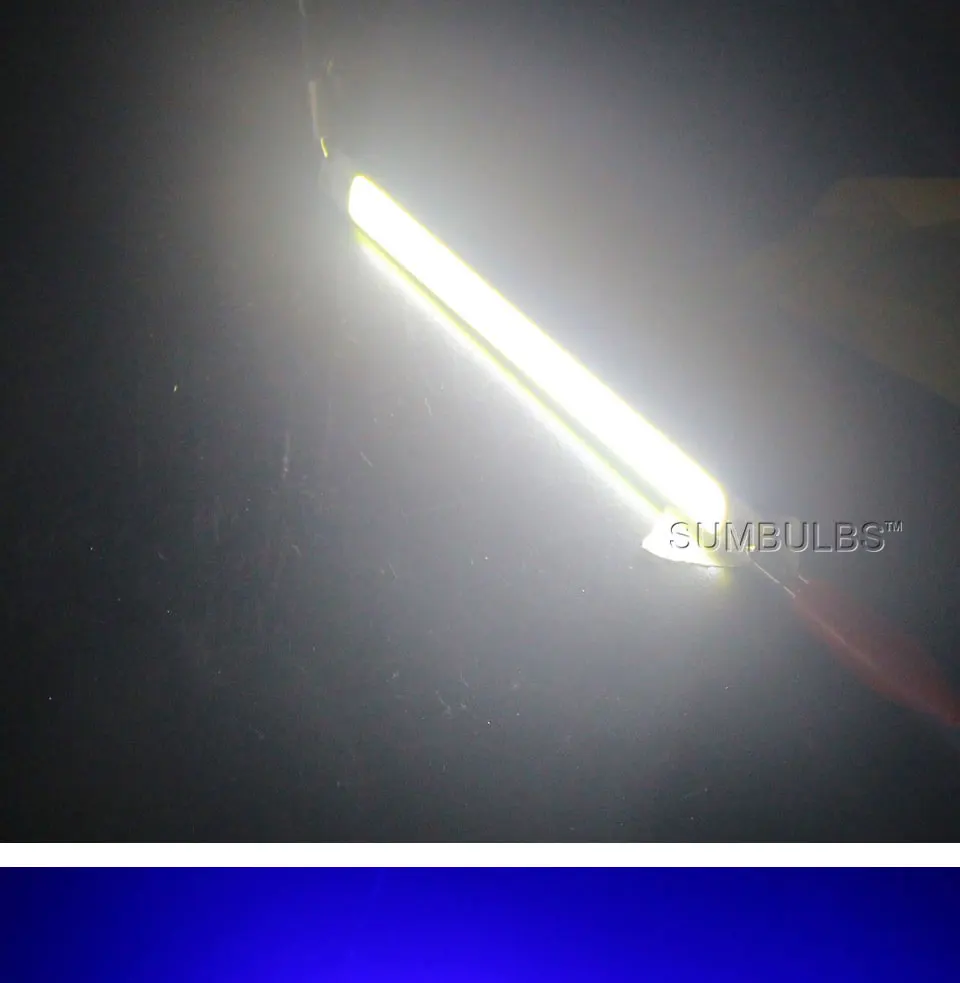 120mm 12v 10w 1000LM cob led light strip chip bulb lamp red blue white lighting (10)