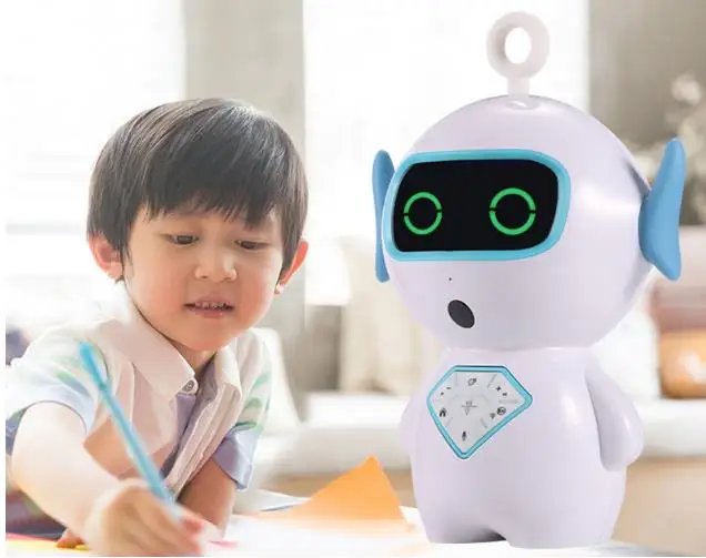 Intelligent early education robot. Children's educational toys. wifi story machine voice dialogue AI companion learning machine