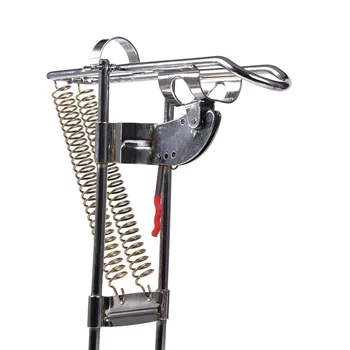 

Automatic Double Spring Angle Fish Pole Attachment Fishing Support Anti-Rust Steel Fishing Outdoor Stainless Steel Accessory