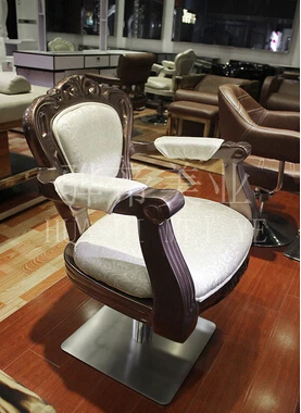 Континентальный масло стул в стиле ретро парикмахерское кресло для гостиной
