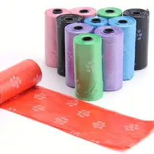 Товары для домашних животных, 1 рулон, мешок для собачьих какашек, черные сумки для домашних животных, сумки для собак, кошек, мешки для мусора, чистый мешок для собак, Лидер продаж