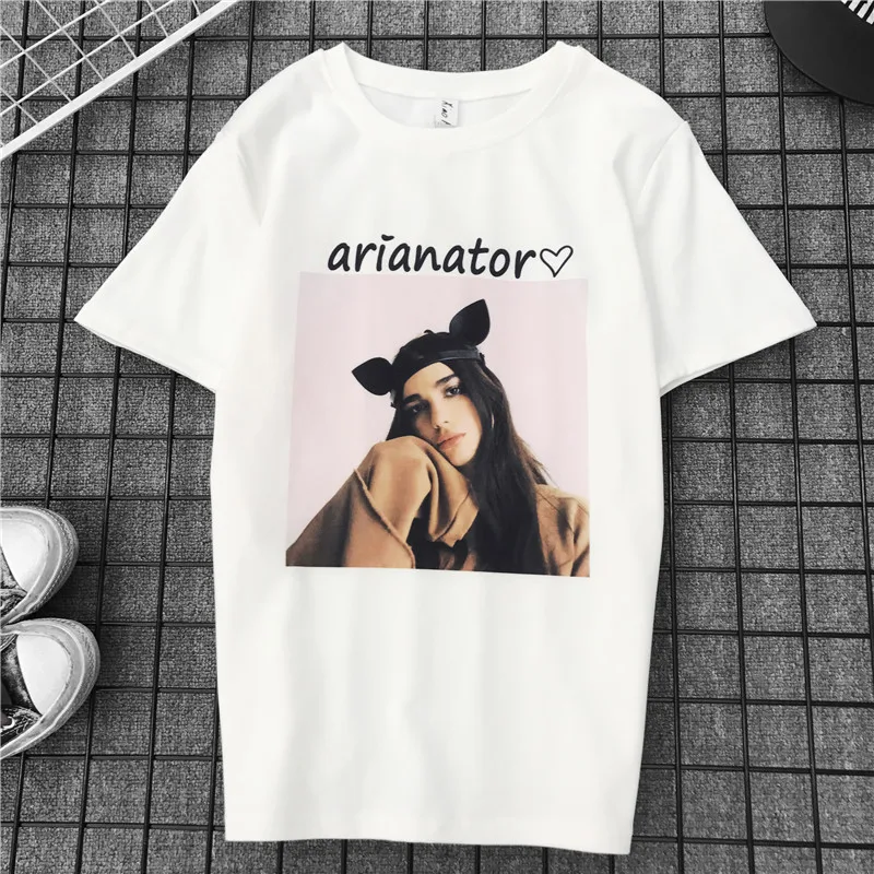 

character and letter printing tops O-neck short sleeve female T-shirt 2019 summer casual short sleeve t-shirt fashion Tees