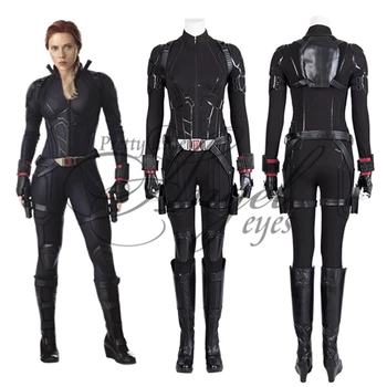 

Marvel Super Hero Avengers: Endgame Natasha Romanoff Black Widow Costume Cosplay Party Shoes Custom Made