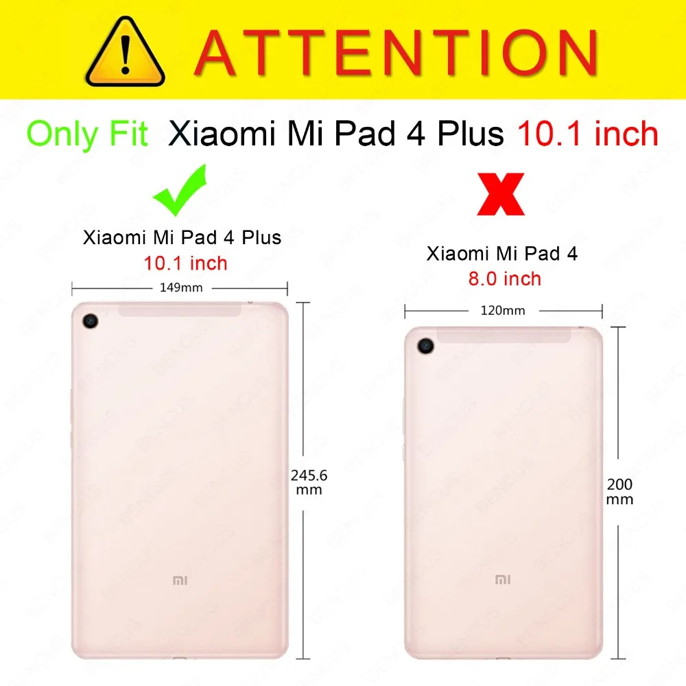 Беспроводная Bluetooth клавиатура чехол для Xiaomi mi Pad4 mi Pad4 mi Pad 4 Plus 10,1 дюймов чехол для ПК, планшета Магнитная подставка-чехол Funda