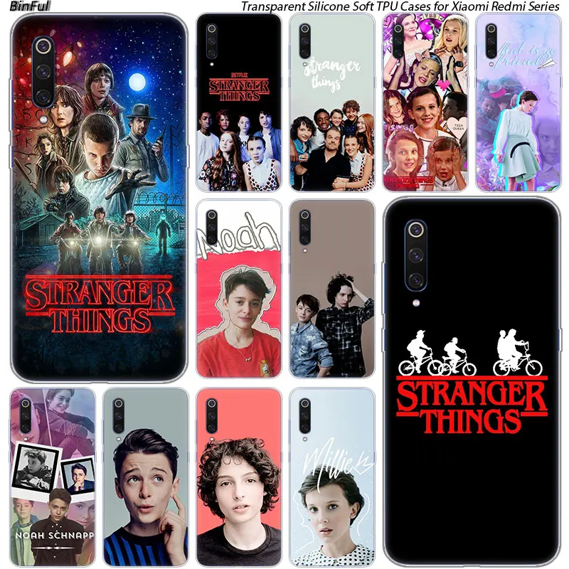 Stranger Things Silicone Case For Xiaomi Pocophone F1 9T 9 9SE 8 A2 Lite A1 A2 Mix3 Redmi K20 7A Note 4 4X 5 6 7 Pro S2 Cover