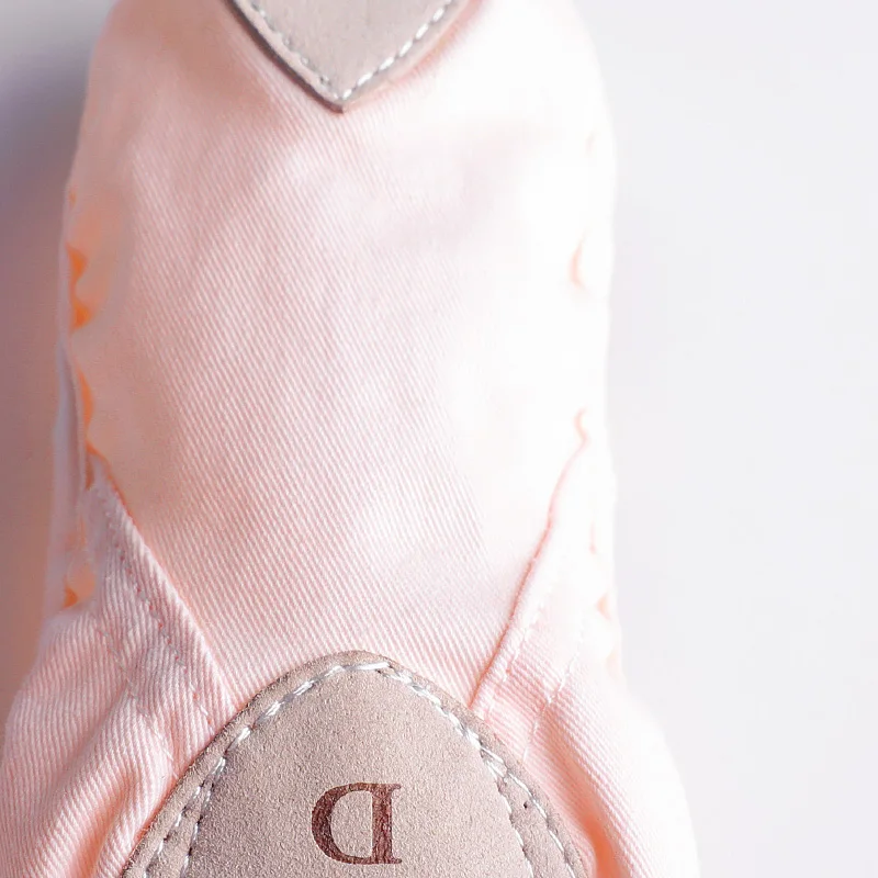  Cow Leather Ballet Shoes Girls Split Leather Sole Toddler Children Ballet Slippers Soft Gymnastics Dance Shoes