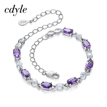 Cdyle, женский 925 пробы, серебряный браслет, кубический циркон, браслеты для женщин, браслет, подружка, жена, подарки, Женские Ювелирные изделия