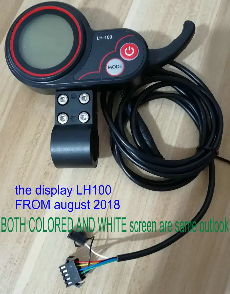 Best 400W-3000W BLDC 24V36V48V60V controller&LCD display with throttle shifter white/colored screen electric scooter MTB ebike parts 4