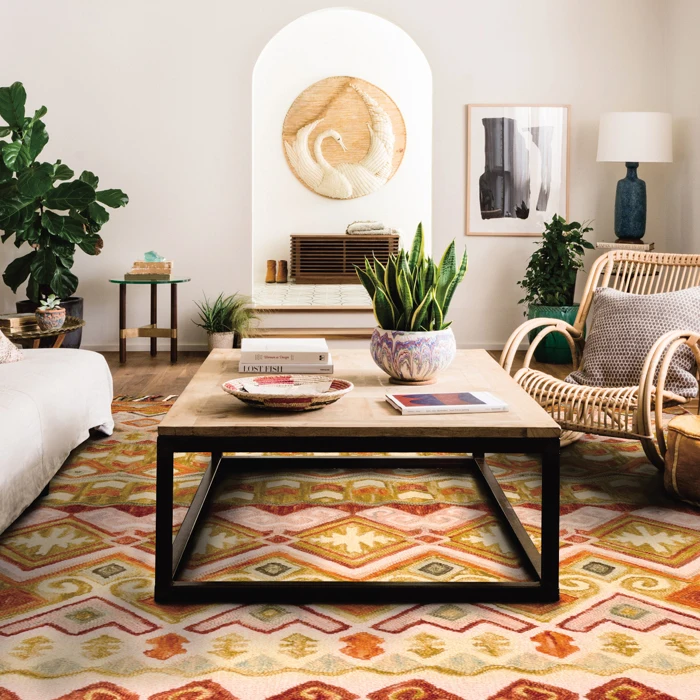 Нордический стиль Kilim 100% богемная Персия шерстяной роскошный ковер для гостиной