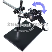 Большой размер большой двойной рычаг сверхмощный бум стерео металлическая настольная подставка 50 мм кольцо держатель для лабораторного микроскопа цифровой промышленности камеры