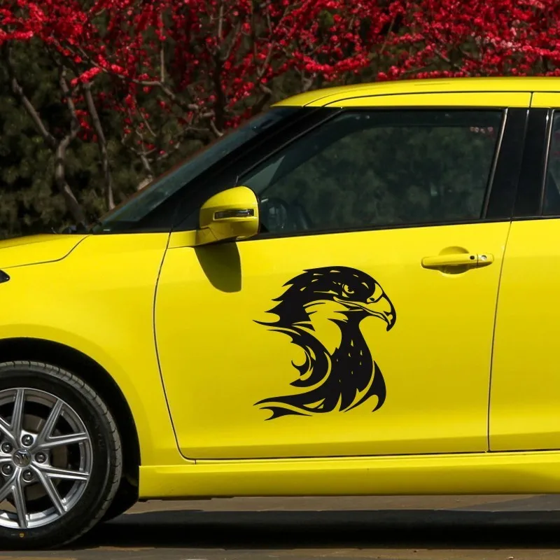 Cunymacos Fire Flame Eagle Hawk наклейка на голову Автомобиля Виниловые аксессуары для