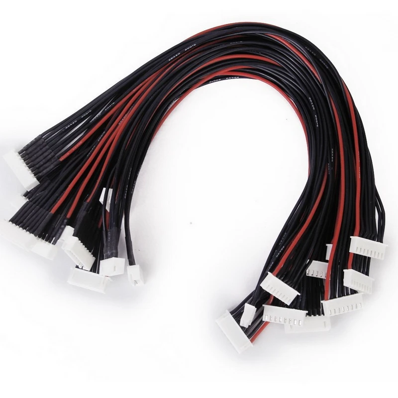 New Arrival 10pcs JST XH 7S Lipo Balance Wire Extension Lead 30cm