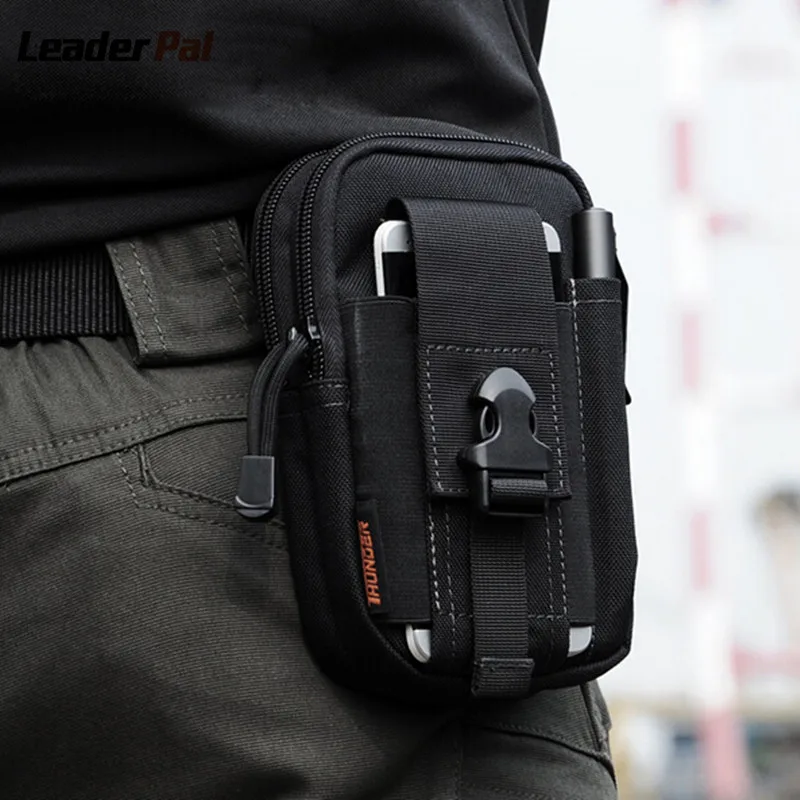 D30 Waist Bag Waterproof Waist Pack Casual Molle Military Waist Fanny Pack Mobile Phone Case for SAMSUNG Note 2 3 4 1000D Nylon