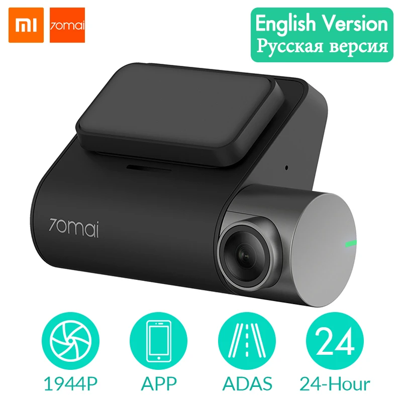 

Xiaomi 70mai Dash Cam Pro 1944P GPS ADAS Car DVR WIFI Dashcam Voice Control 24H Parking Monitor 140FOV Night Vision Car Camera