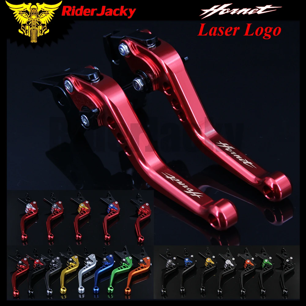 

RiderJacky Motorcycle Accessories Short Brake Clutch Levers For Honda CB900 Hornet 2002-2006 2003 2004 2005
