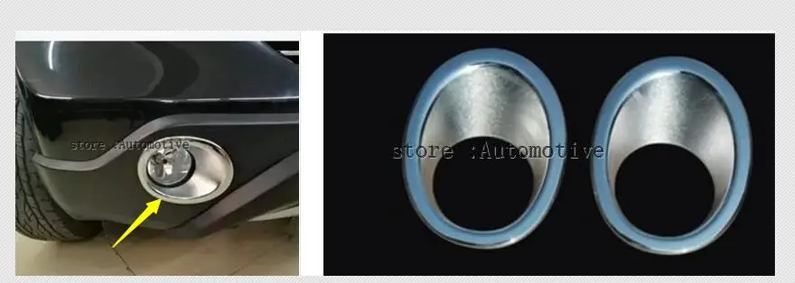 

2 pcs FOR Honda CRV CR-V 2007 2008 2009 Chrome Front fog lamp cover trim