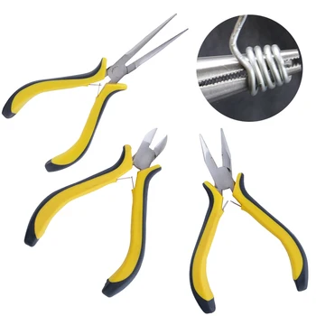 

Mini Needle Nose Plier High Carbon Steel 4.5" Mini Side Cutting Plier Mini Long Nose Plier 5" Mini Needle Nose Plier