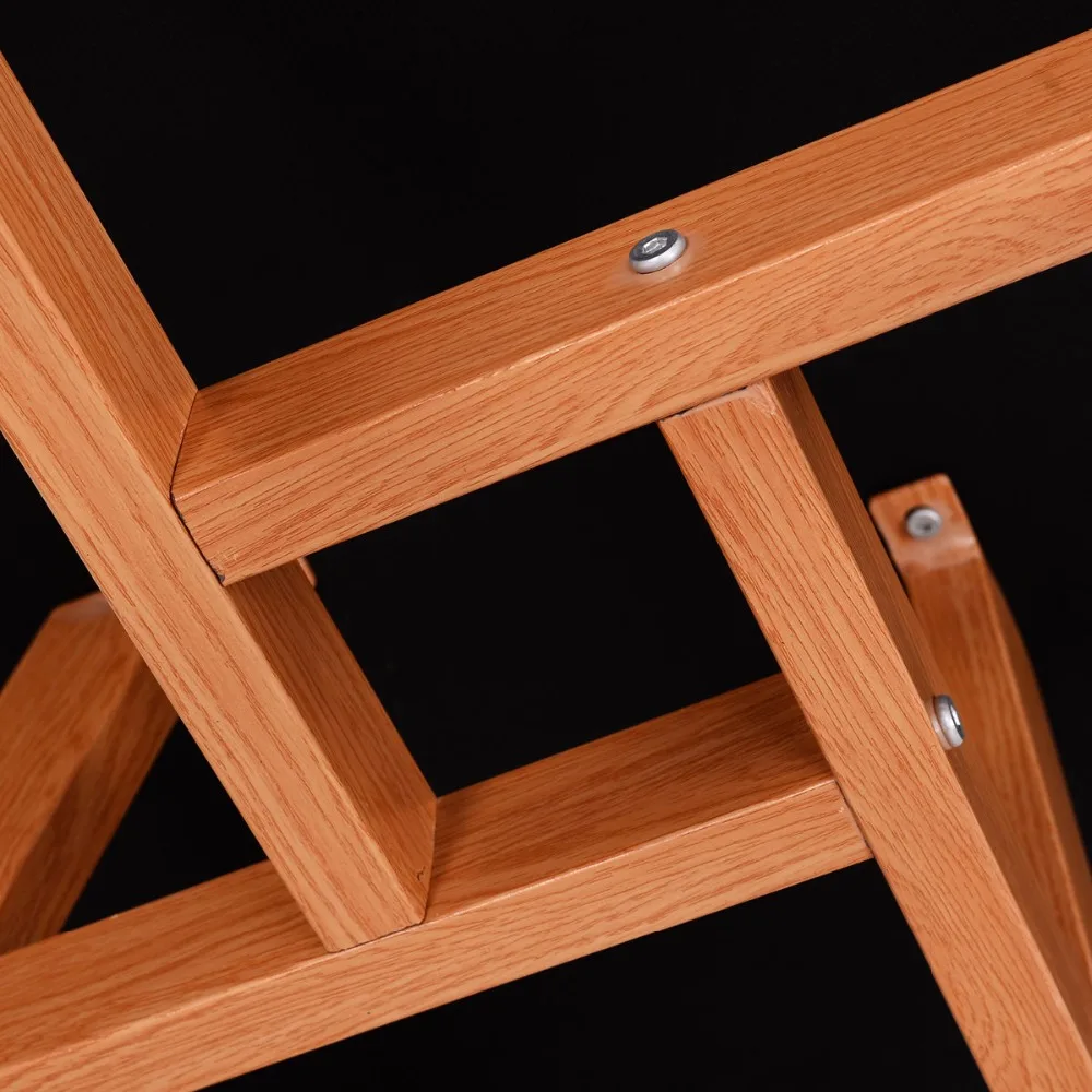 Goplus Round Dining Table Steel Frame Tempered Glass Top Modern Table Wooden Leg Desk Home Decor Kitchen Furniture HW54171