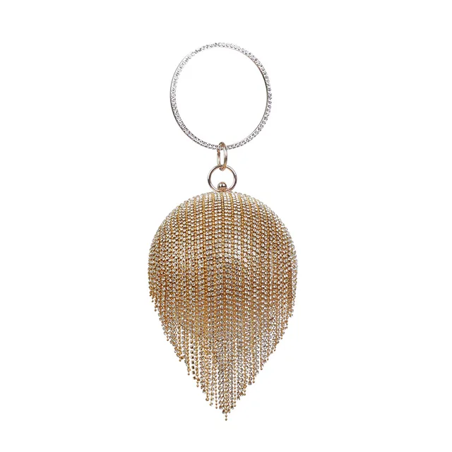 spherical clutch bag
