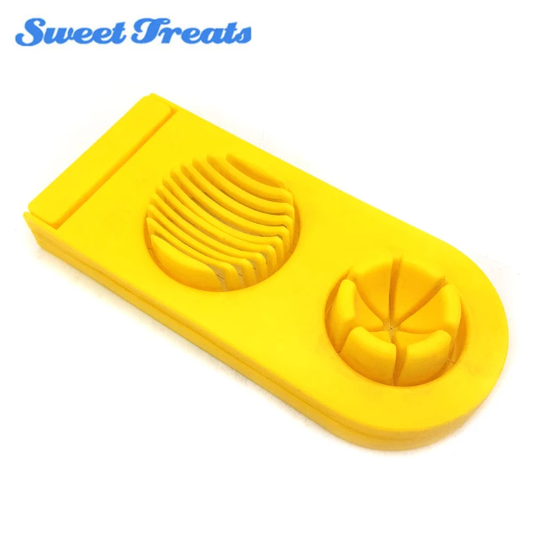 

Sweettreats 2 Style Egg Slices Device Kitchen Tool Cutter Cut Egg Tools Plastic Slicers for Boiled Egg Mushroom Gadgets 100g PP