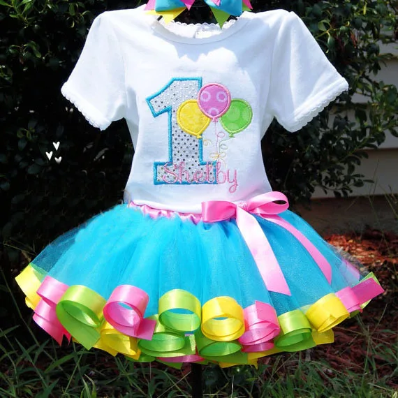 Радужная юбка для девочек; газовая юбка-пачка; детские танцевальные юбки; детская одежда
