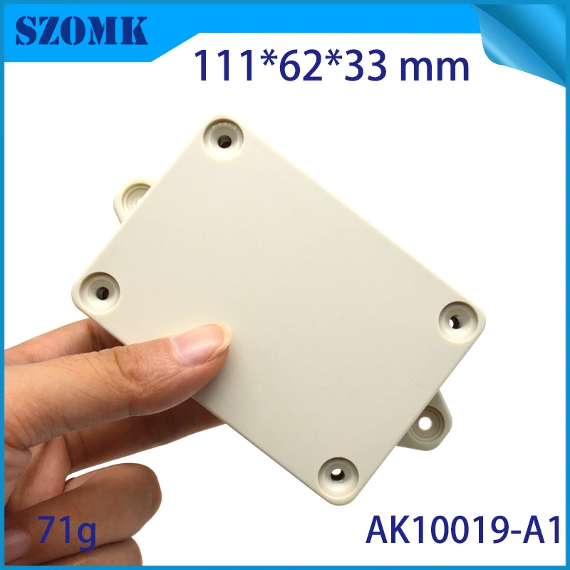 szomk waterproof plastic enclosure for electronics plastic case small instrument housing junction box customizable equipment enclosure IP68 waterpr housing  (4)