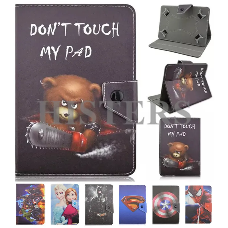 

2018 New Printed 10.1 Inch Tablet Cover for ODYS Goal 10 Plus 3G/ PACE 10/Xelio HD10 UNIVERSAL PU Leather Case NO CAMERA HOLE