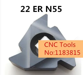 

10PCS 22ER N 55 Carbide Threading Inserts 55 Deg External Threading Tips,Indexable Inserts for Threaded Lathe Holder SER