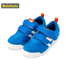 Balabala Children Kid Breathable Trainers with Double Hook&Loop Fastener Toddler Girl Boy Anti-slip Casual Sneaker Running Shoes