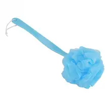 Переносной мяч для ванной, щетка для душа, щетка для душа, сетчатая, супермягкая губка, пластиковая, длинная ручка, мяч, аксессуары для ванной