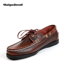US6-12 Plus Size 45 46 Genuine Leather Mens SLIP 0N Loafers Casual CAR Shoes Moccasin Men Boat Shoe Tassel Loafer