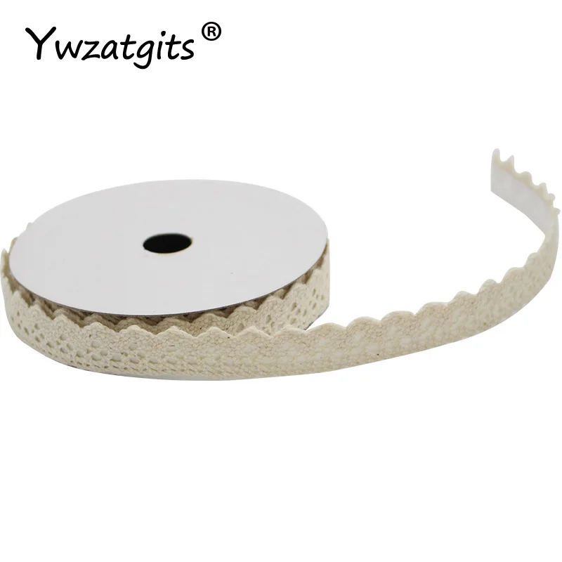Ywzatgits 15 мм многоцветная клейкая лента хлопковая тканевая, кружевная лента наклейка, сделай сам, Скрапбукинг ремесла 2y/лот YI1007