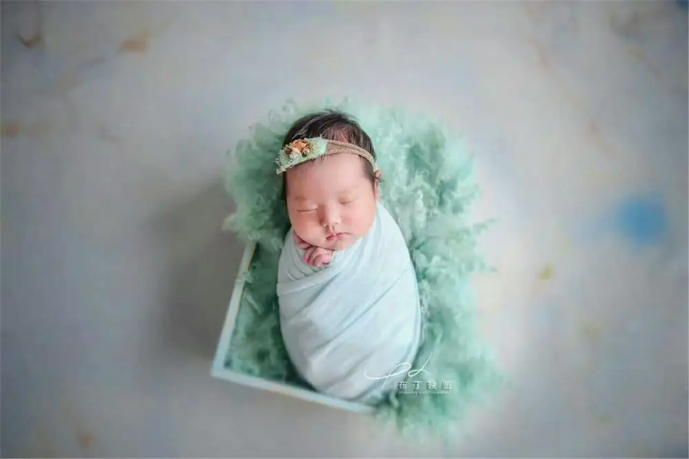 Сиреневое Вьющееся шерстяное одеяло пушистый войлочный меховой ковер шерстяной шприц фон для позирования вьющийся слой новорожденный реквизит для фотосъемки Flokati - Цвет: as photo