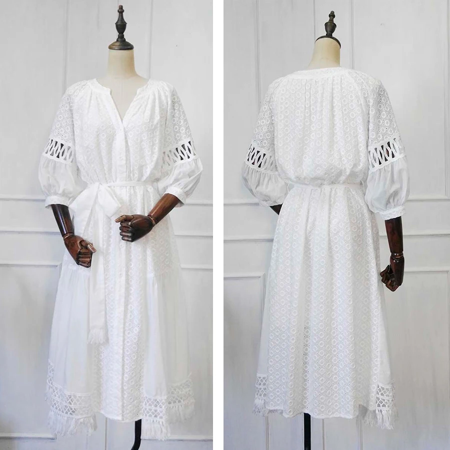 white cotton lace Embroidery boho dress 2017 new autumn vintage lantern Sleeve dresses Casual loose brand long women dress white cotton lace Embroidery boho dress 2017 new autumn vintage lantern Sleeve dresses Casual loose brand long women dress