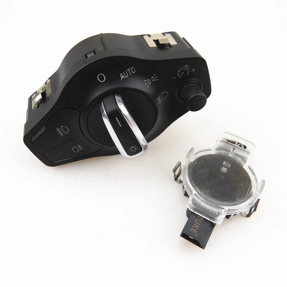 Buy TUKE 1 Set Chrome Auto Car Light Knob Switch