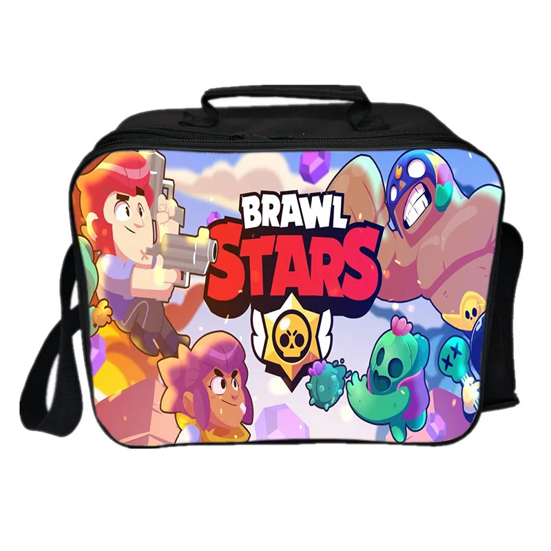 

Student Worker Brawl Stars Lunch Bag Men Women Boys Girls Cooler Bag Insulation Bag New Beautiful Lunch Bag Fresh Ice Pack
