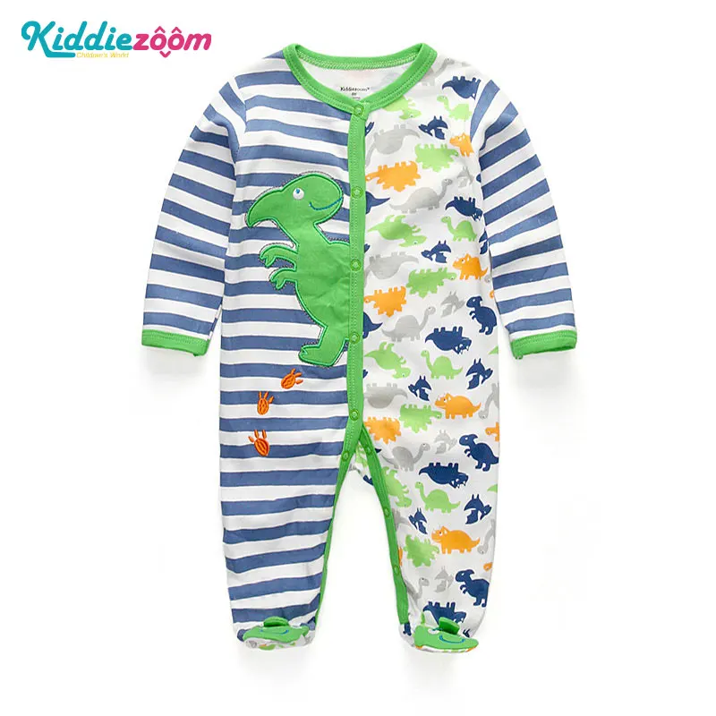

Baby Boy Rompers Summer Newborn Pajamas Clothes 100%Cotton 3 6 9 12 Months Long Sleeve Roupas de bebe Jumpsuits Infant Product