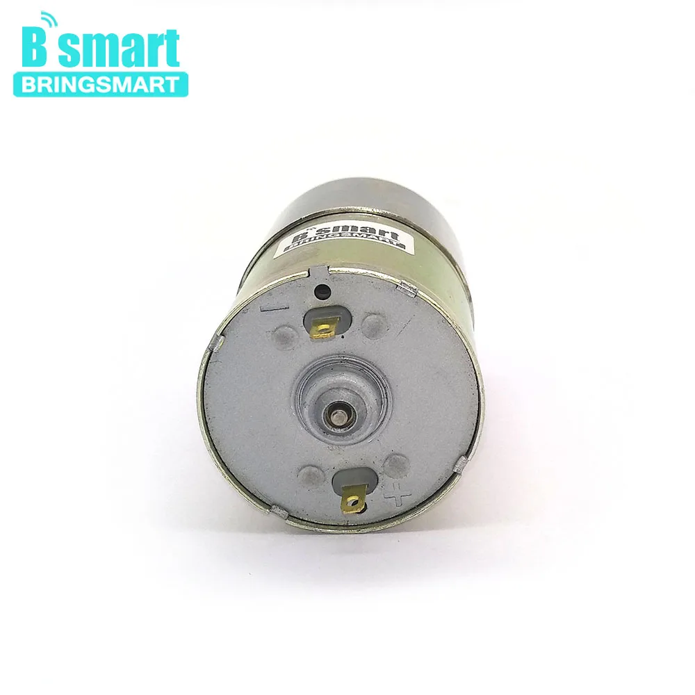 Bringsmart 37GB520 24V Микро Мотор 12V DC с высоким крутящим моментом MetalGear контроль скорости Реверсивный для дверного замка DIY