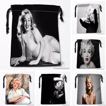 

Custom Marilyn Monroe Drawstring Bags Printing Travel Storage Mini Pouch Swim Hiking Toy Bag Size 18x22cm#180412-11-85